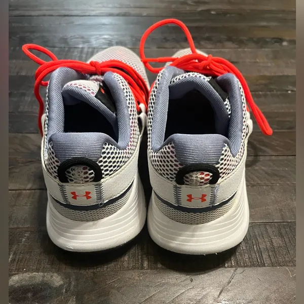 Under Armour Women's Charged Breathe Lace PR - Size 9 US neon orange and black - Image 4