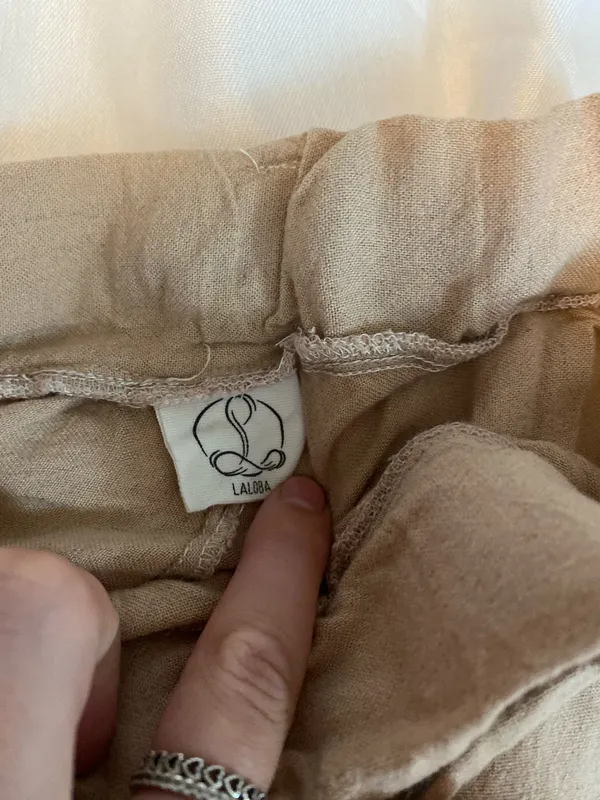 Brown linen pants - Image 5
