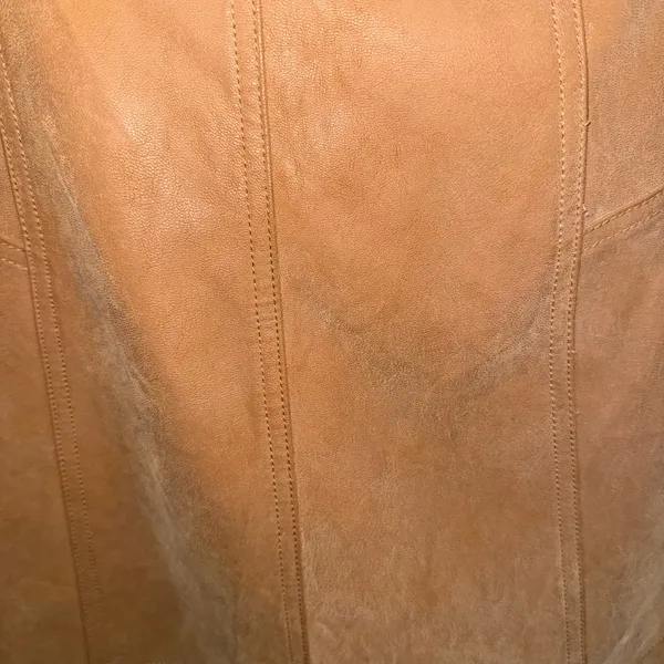 NWT $88 Free People Ari Camel Vegan Suede Buckled Wrap Mini A-Line Skirt 8 - Image 12