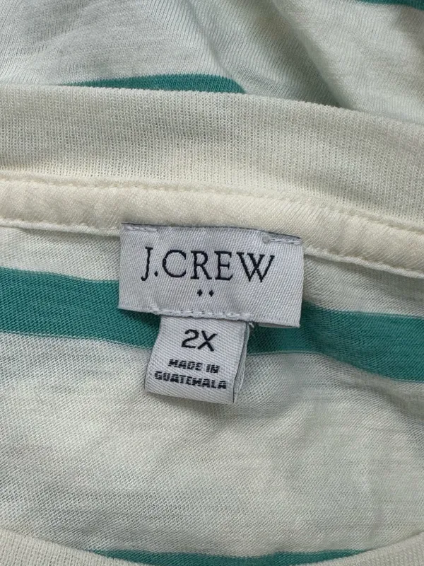 J. Crew Oversized Striped Long Sleeve Shirt Women’s 2XL XXL - Image 2