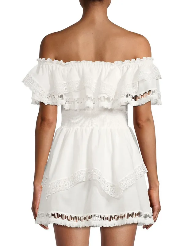 Peixoto Wyatt Lace-Trim Dress - Image 2