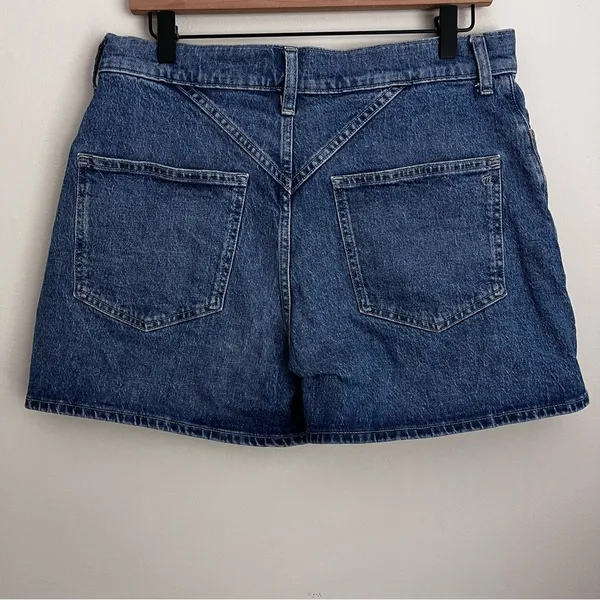 Madewell The Momjean Short Size 29 High Rise Mid Length NJ068 Button Fly 4" - Image 2