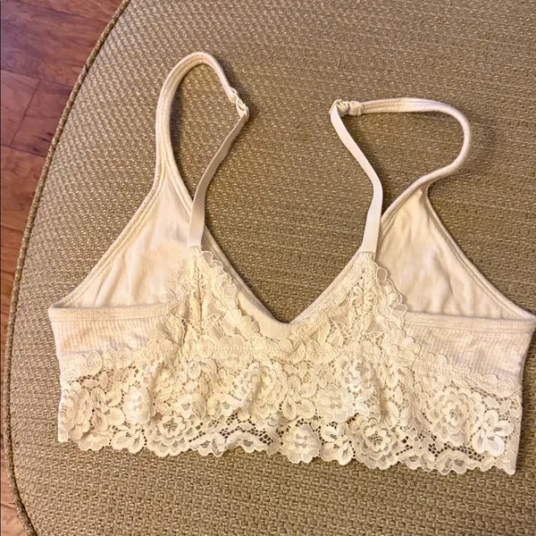 Aerie Cream Lace Bralette - Image 2