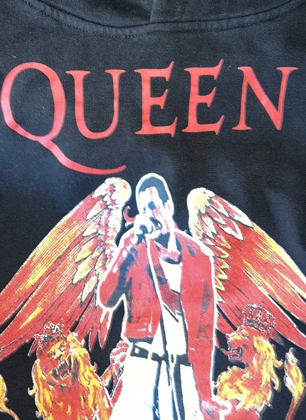 Queen Freddy Mercury Black Hoodie Size 3X - Image 3