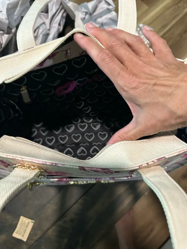 VIRAL Betsey Johnson pink horse rodeo western bag - Image 4