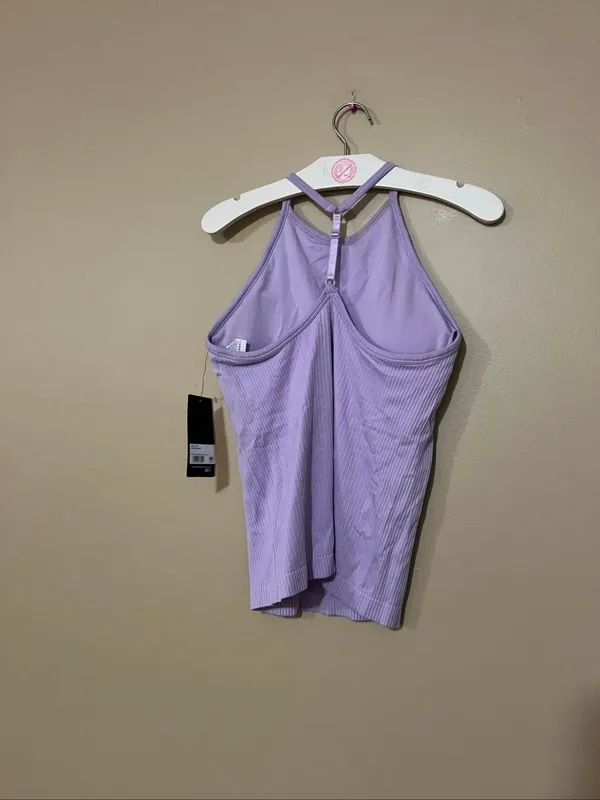 90 Degrees Purple Rib Seamless Tank Top Woman’s Size Medium New With Flaws - Image 7