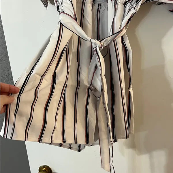 Hayden Multicolor Striped Romper - Image 5