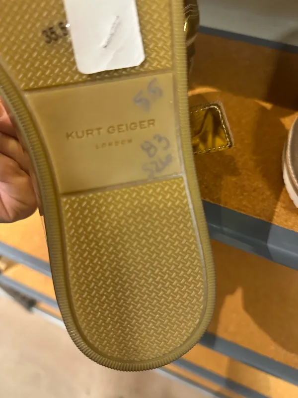 Gold Kurt Geiger London Sneakers - Image 5