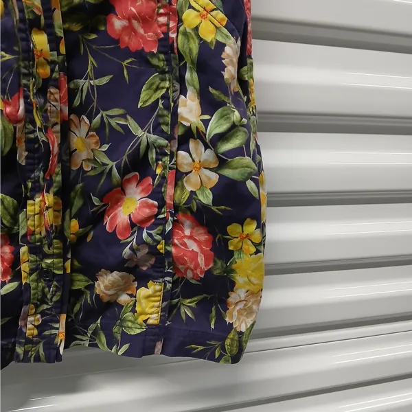 Marissa Webb Women's Dress Size 2 Floral Puff Sleeve Button Front Cottage - Image 7