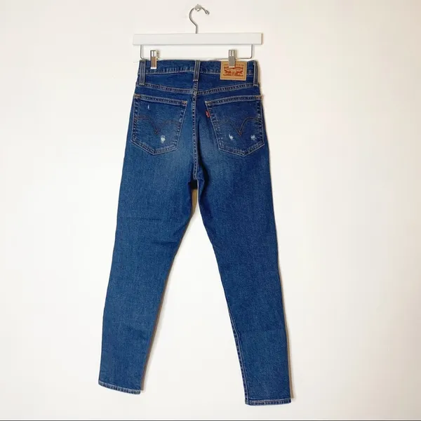 Levi’s‎ wedgie high rise skinny jeans pacific wave sz 26 - Image 6