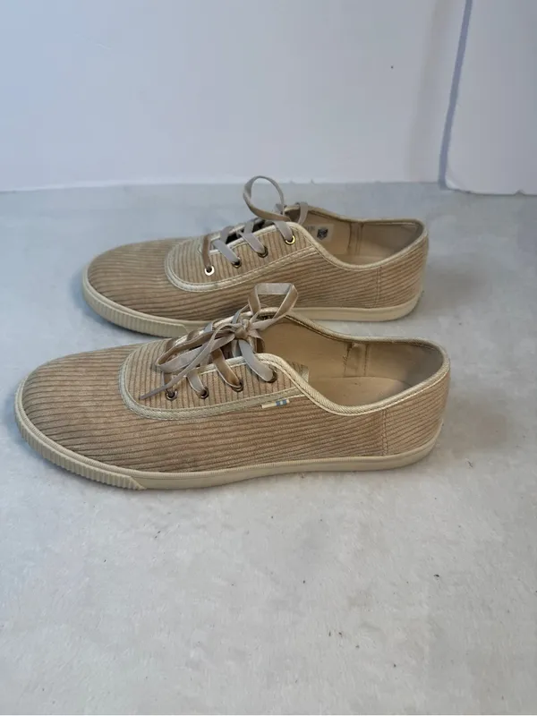 Toms Corduroy Carmel lace up sneaker womens 8 - Image 6