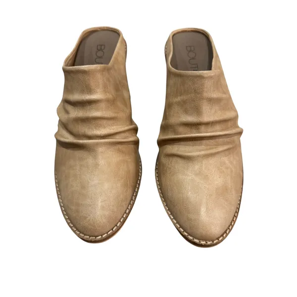 Boutique by Corkys Streaming Mules Women's 8 Tan Western Boho Coastal Cowgirl - Image 4