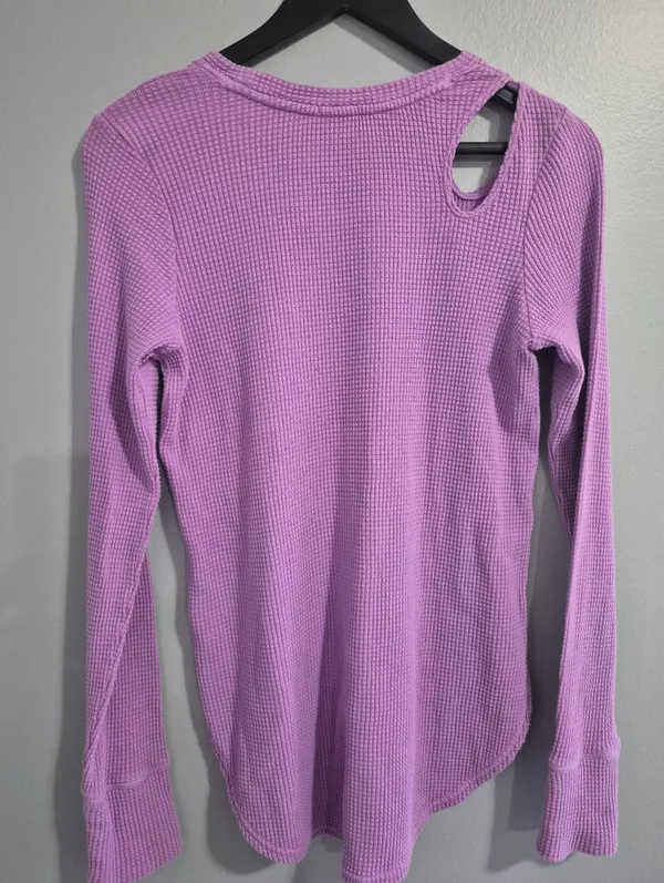Offline by aerie American Eagle long sleeve cut out detail waffle knit medium - Image 6