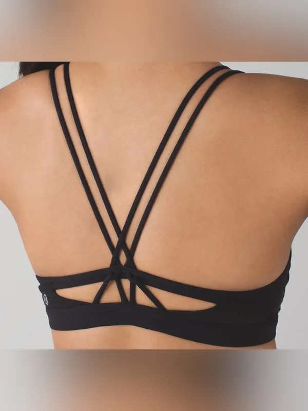 Lululemon Black Strappy Bralette - Women Intimates - Image 2