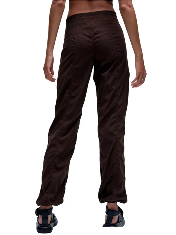 Lululemon Women’s Size 10 Chocolate Brown Dance Studio Bungee Bottom Pants - Image 4