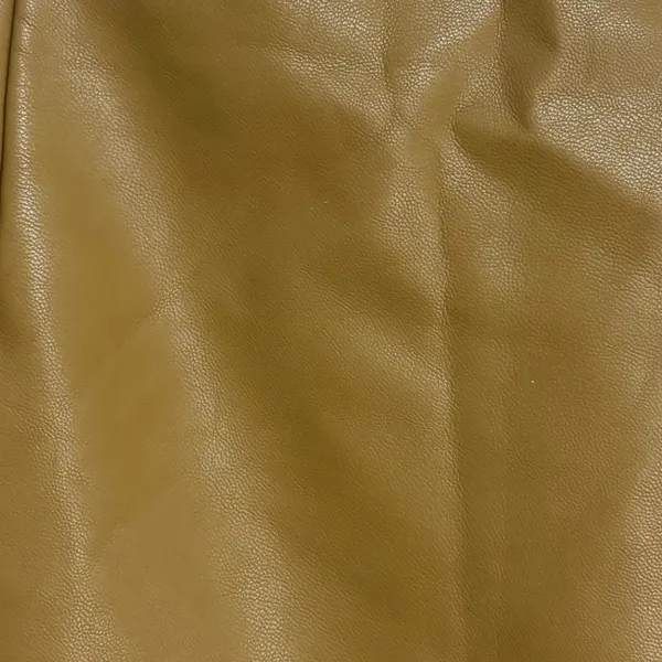 Abercrombie & Fitch Skort Tan Vegan Leather Mini Skirt Shorts Club Work Party M - Image 4