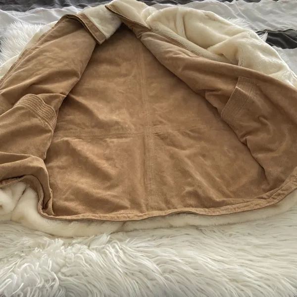 RZR Leather Jacket it is reversible jacket see pictures size L - Image 9