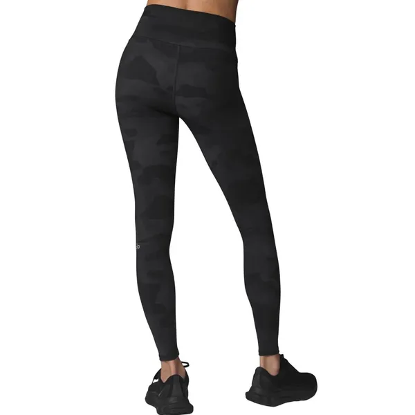 alo Yoga High-Waist Camo Vapor Legging Black Camouflage, Size S, New Without Tag - Image 3