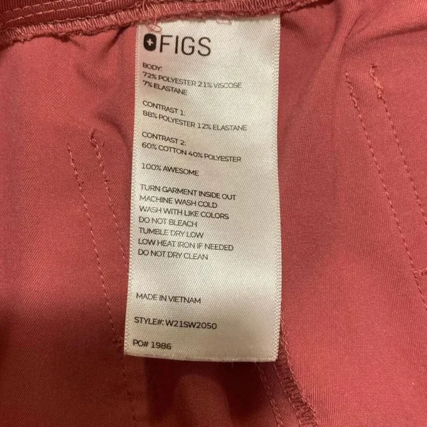Figs Scrubs joggers, women’s size small - Image 9