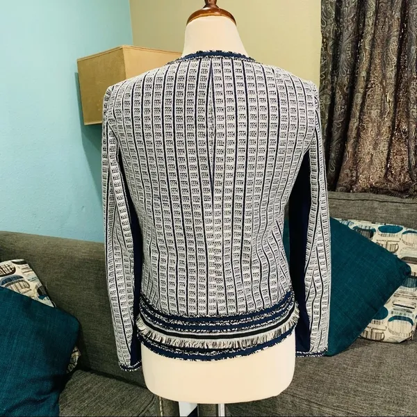 Marc Aurel Indigo Club‎ Jacket Size 36 Blue - Image 9