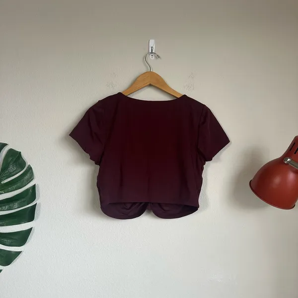 Aerie Offline Real Me Ruched Crop Top - Image 7