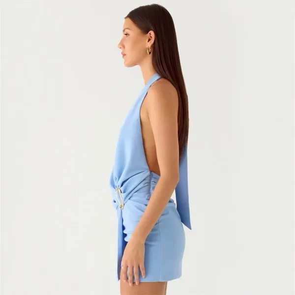 Peppermayo Right Now Mini Dress - Periwinkle - Image 3