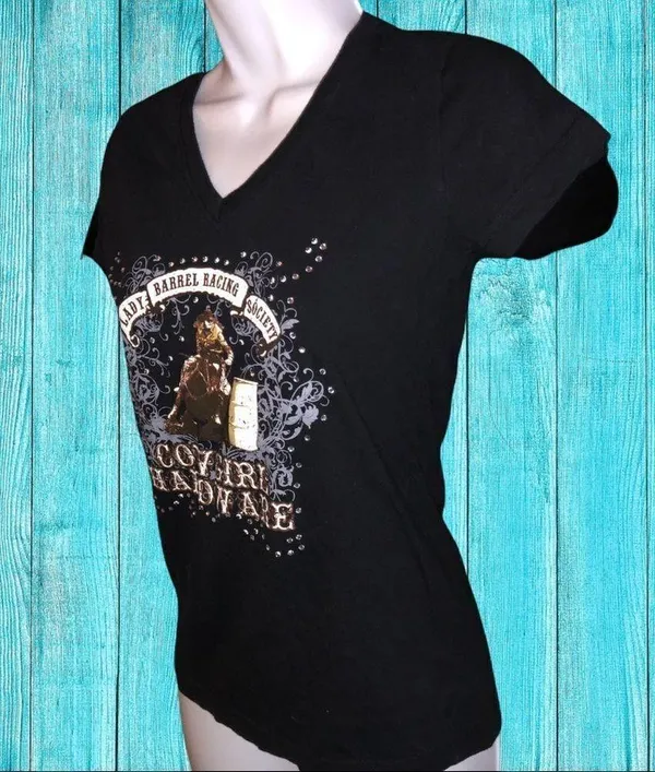 Cowgirl Hardware black T-shirt - Image 4