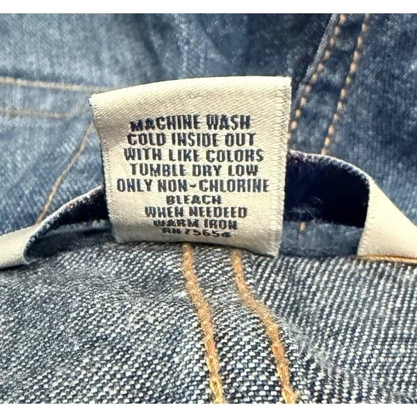Abercrombie‎ Low Rise Vtg Y2K Frayed Hem Jean Shorts Womens Size 12 - Image 8