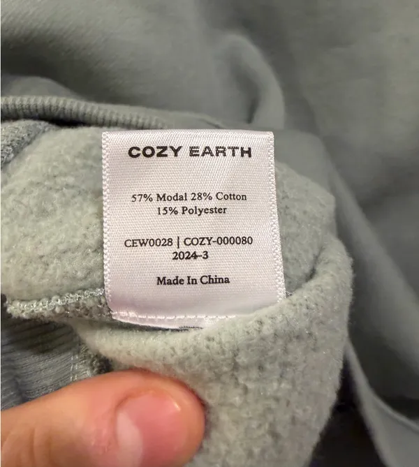 Cozy Earth Cityscape Crewneck Sweatshirt Light Green - Image 7