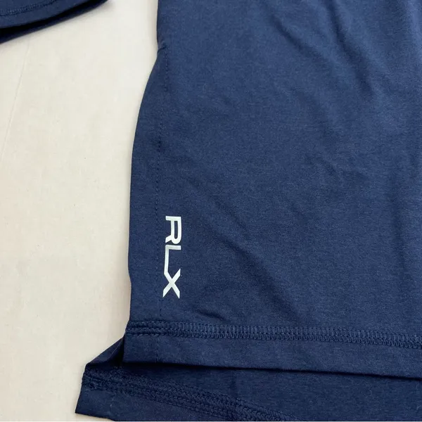 RLX Ralph Lauren Lux Carbon Spring Navy Heather Womens Golf Hoodie Size XS‎ NEW - Image 3