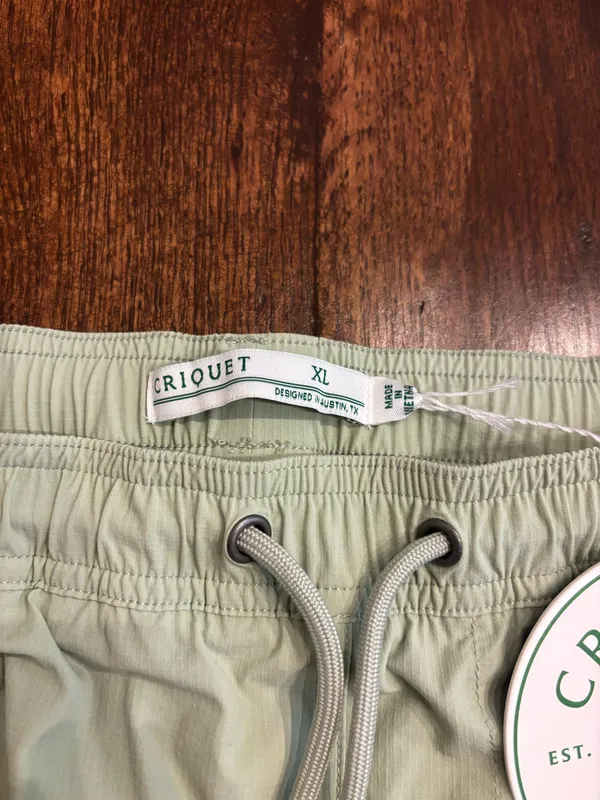 Criquet men’s shorts Green Size XL - Image 2
