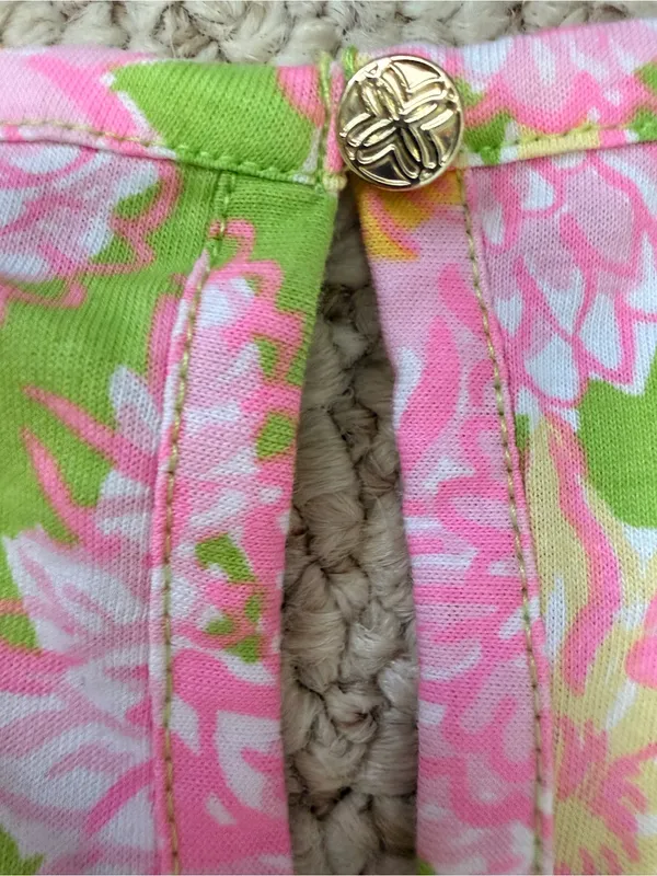 Lilly Pulitzer Dixi Swing Dress Seaside Garden Fit Size Medium (Tag L) - PTP 18” - Image 10