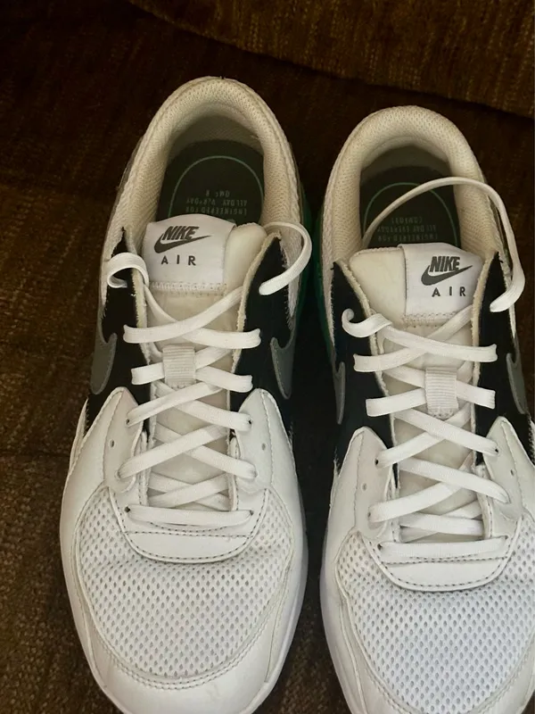 Nike Air Max Women's Excee White Green Gray Athletic Shoes US 8 UK 5.5 EU 39 - Image 5