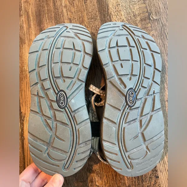 Chacos Gray/Tan Yampa Dagger ZX/2 Sandals Active Outside Hiking - Size 7 - Image 4