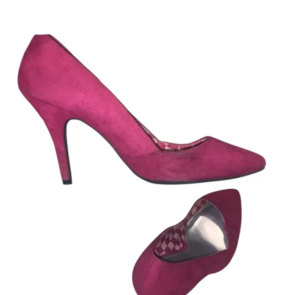 Christian Siriano Hot Pink Women's Heels Pointy Toe 6 - Image 6