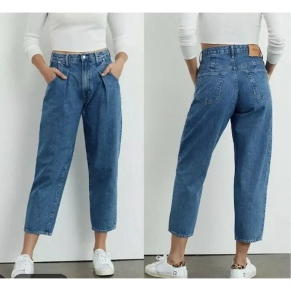 Edwin Blake Relaxed Pleated Jeans 29 - Image 2