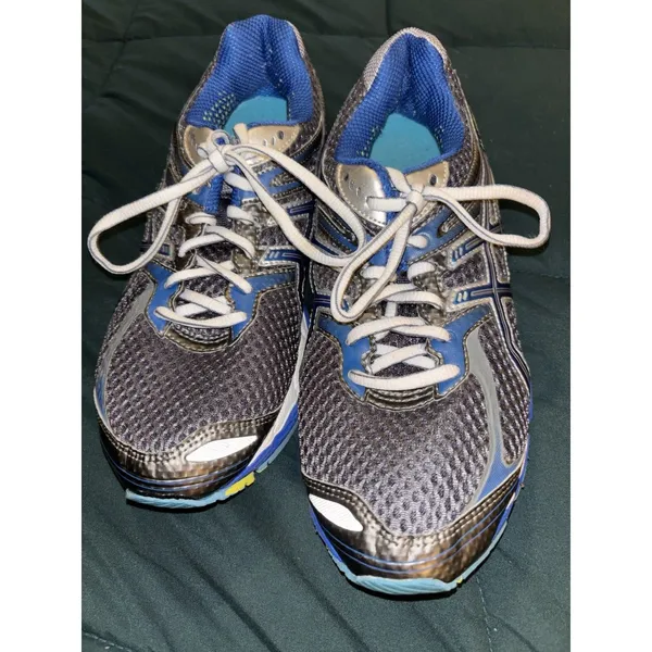Women's Asics Gel Cumulus 14 Silver Blue Seafoam Running Sneaker 8.5 - Image 7