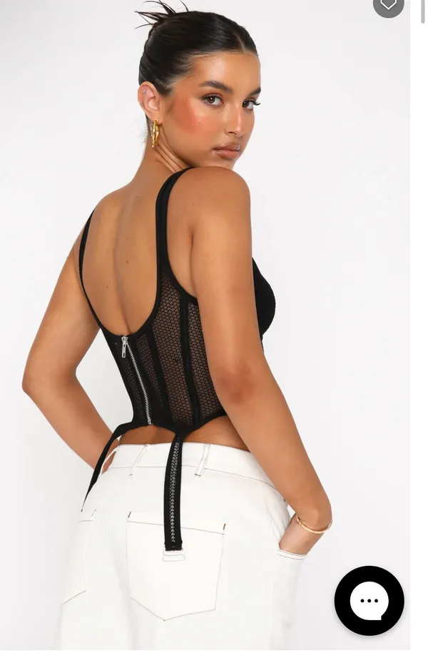 NWT White Fox Enlighten Me Bustier - Image 9