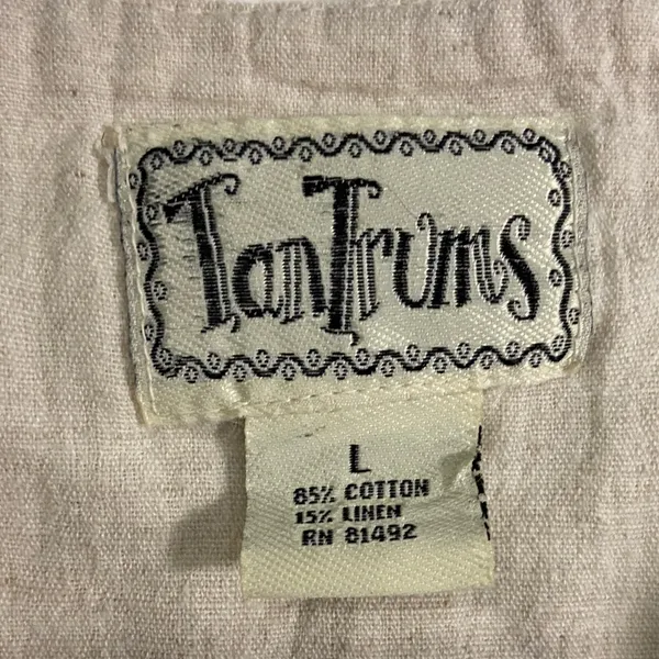 Vintage Tantrums Vest Blue Size L - Image 2