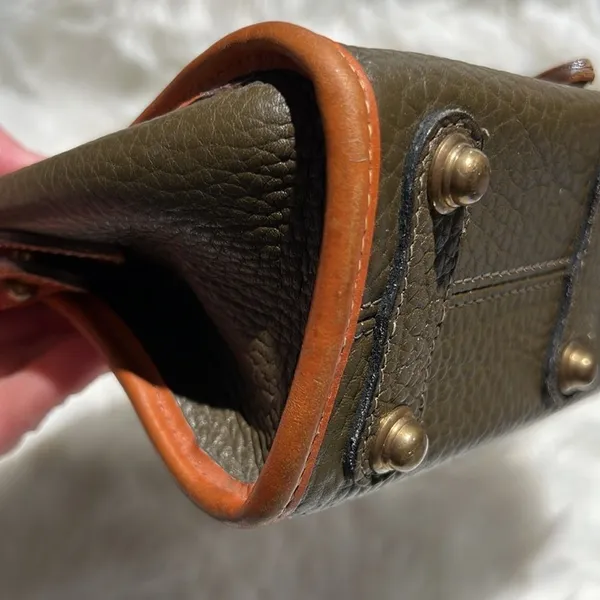 Dooney‎ & Bourke vintage Equestrian/ Fisherman Core crossbody bag B89 - Image 13