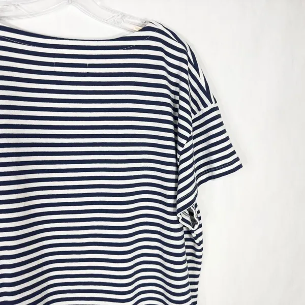 Madewell XL Top Organic Cotton Lyndale Oversized Tee Classic‎ Indigo Blue 1298 - Image 8