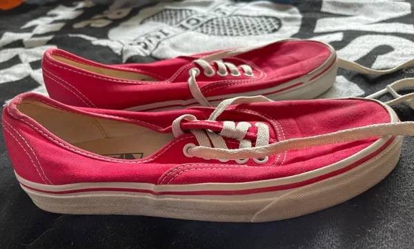 Vans Authentic Red Shoes - Image 3