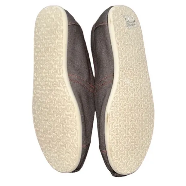 Toms Gray & Red  Flats Shoes(Size 8) - Image 3