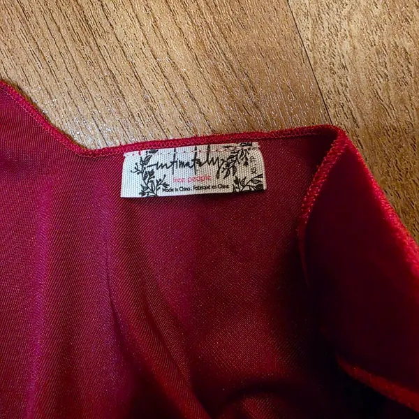 Intimately Free People Red Velvet Tank Top - Image 5