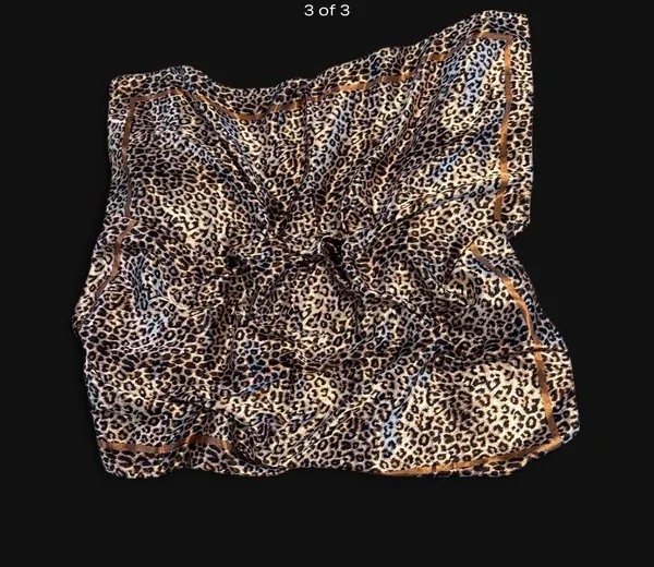 Leopard print scarf Multiple - Image 3