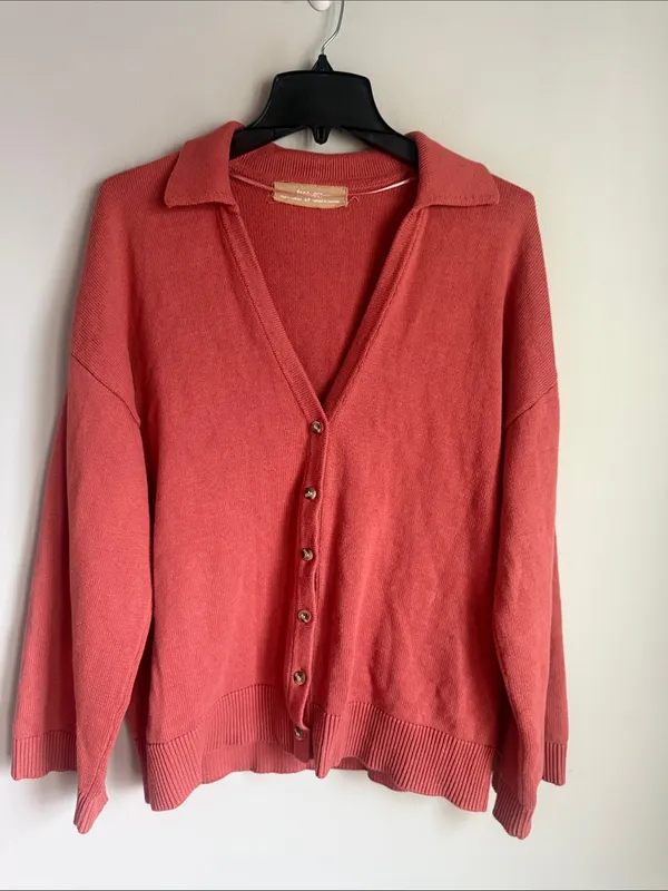 Free people Gwenna Sweater Set in Rodeo Red Small - Image 3