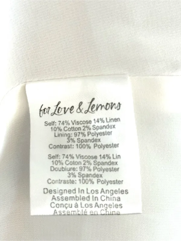 For Love & Lemons Marjorie Mini Dress Size Small - Image 8
