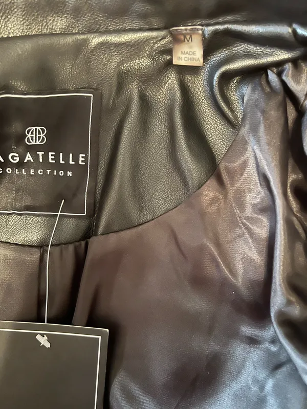 Bagatelle Black biker jacket - Image 4