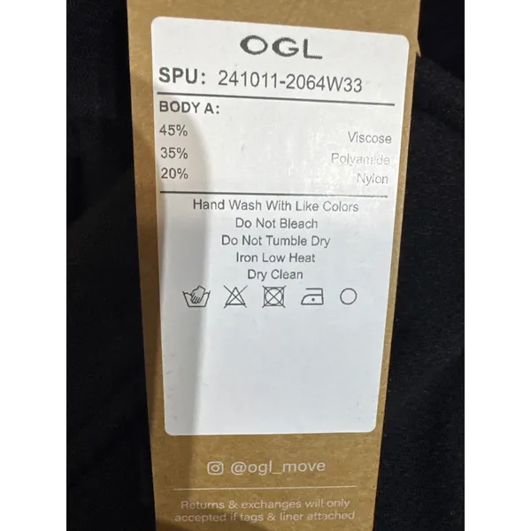 Brand New OGL Women's Size Medium Black Mini Skirt Pleated Accordion - Image 4