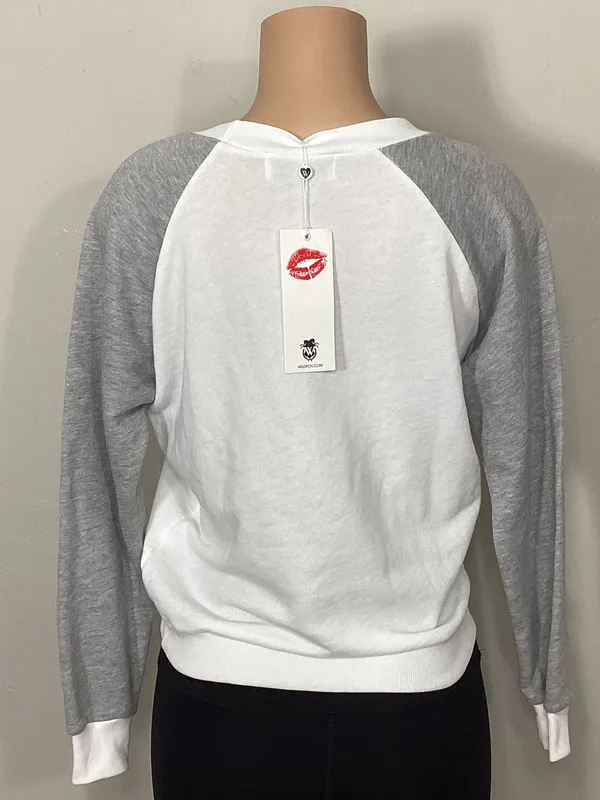 Wildfox New. Please Send Dog Pictures sweatshirt. Small. Retails $98 - Image 5